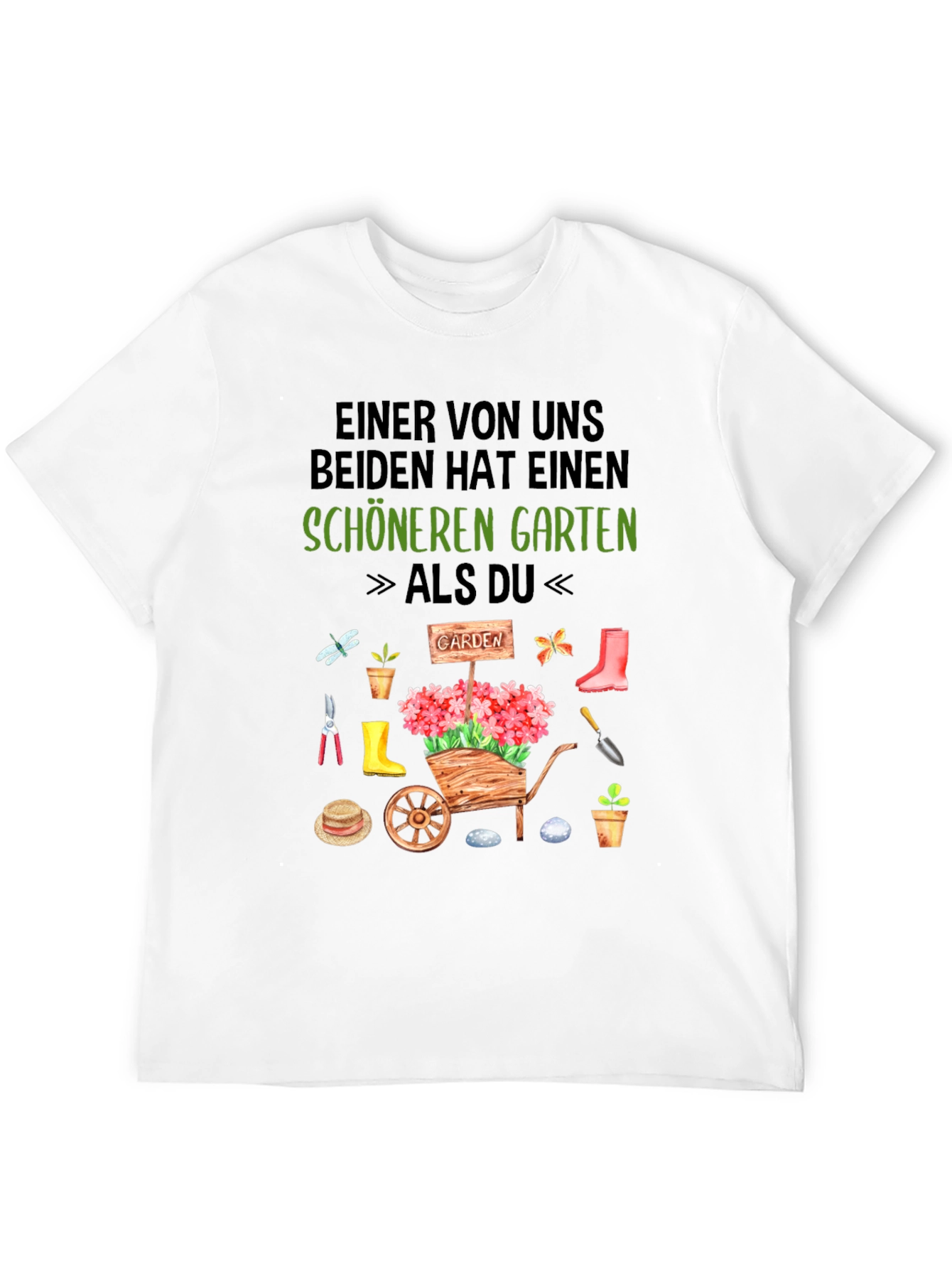 Black Gardener T-Shirt: "Schöneren Garten" view 12