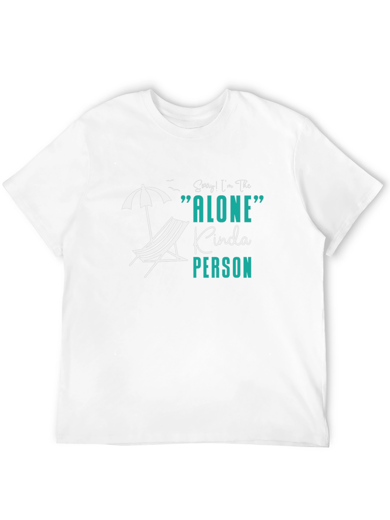 Black Alone Kinda Person Graphic Tee - Black view 12