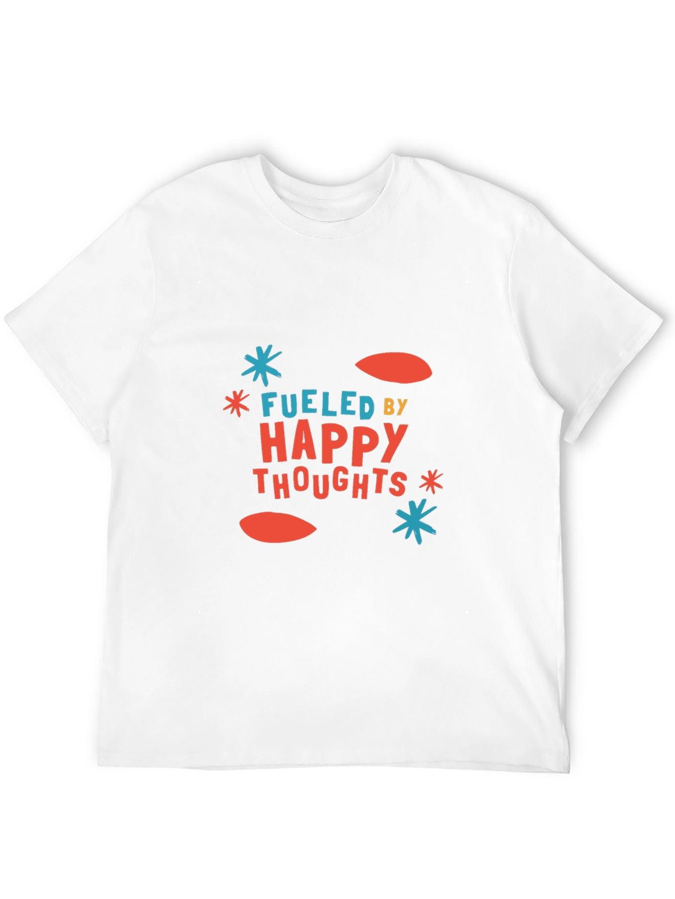 Black Fueled by Happy Thoughts Graphic Tee view 12