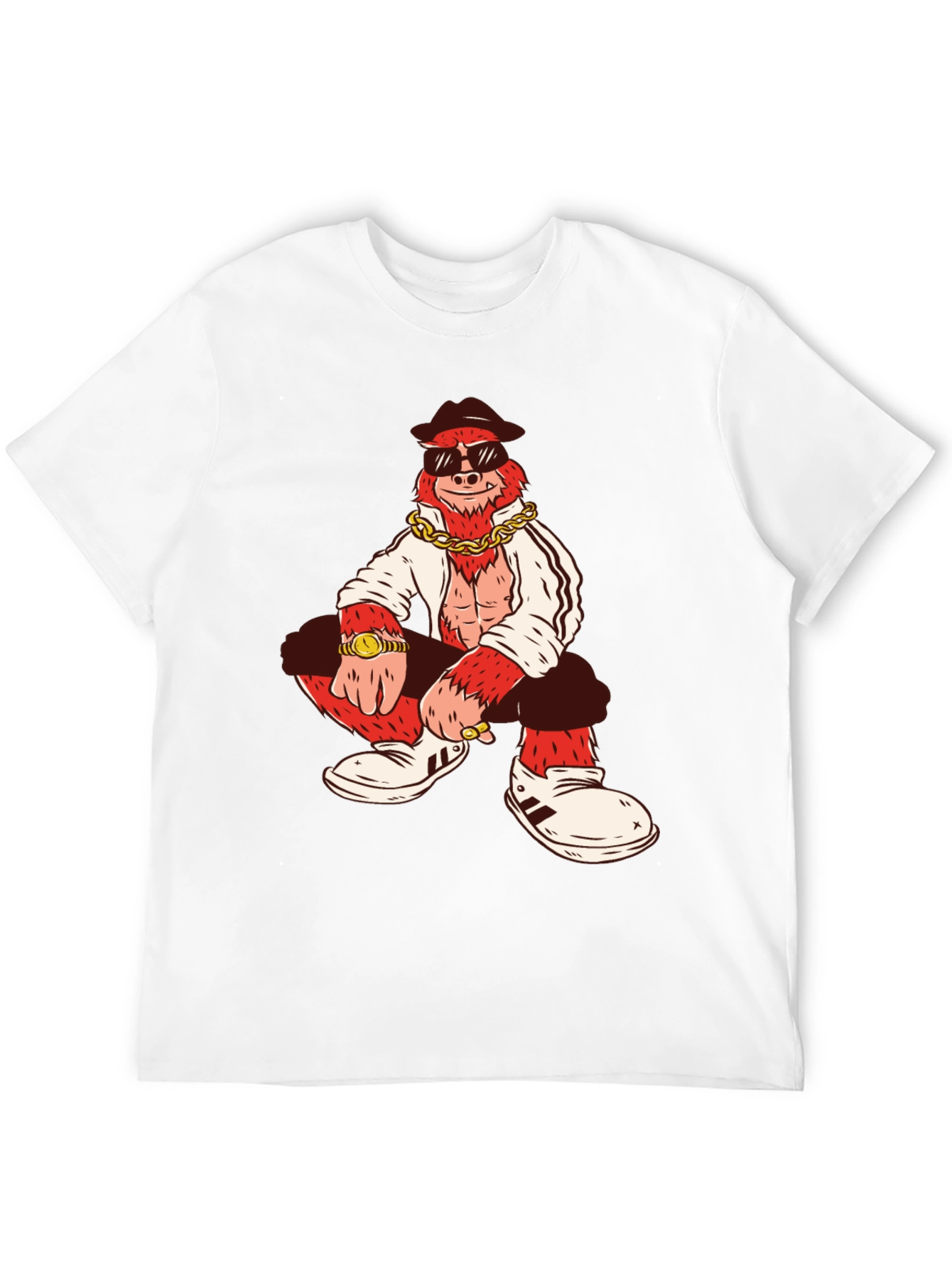 Black Cool Gorilla T-Shirt view 12