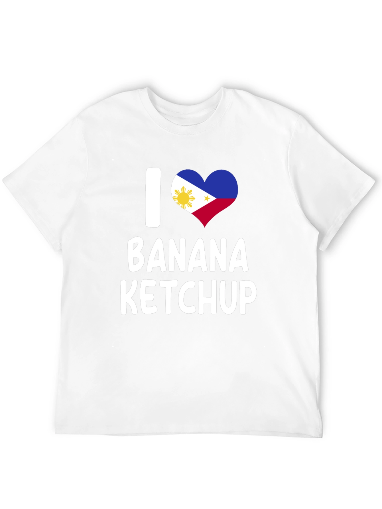 I Heart Banana Ketchup Tee - Novelty Graphic T-Shirt - 12