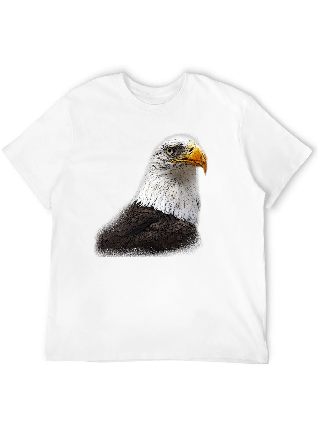 Black Bald Eagle Graphic T-Shirt view 12
