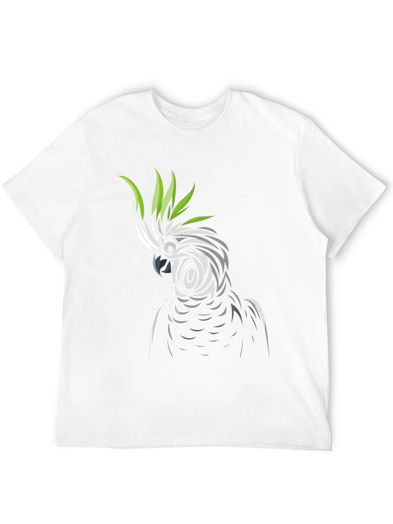 Black Cockatoo Graphic Tee - Stylish Black T-Shirt view 12
