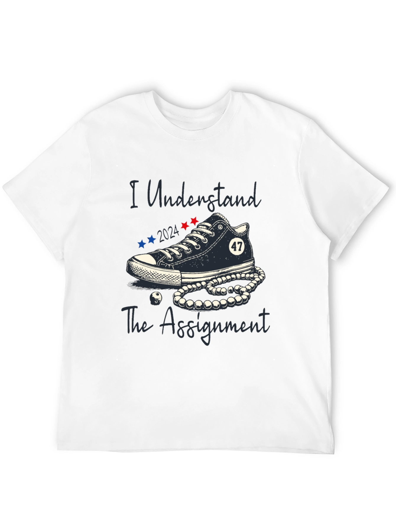 Black I Understand The Assignment 2024 Graphic Tee view 12