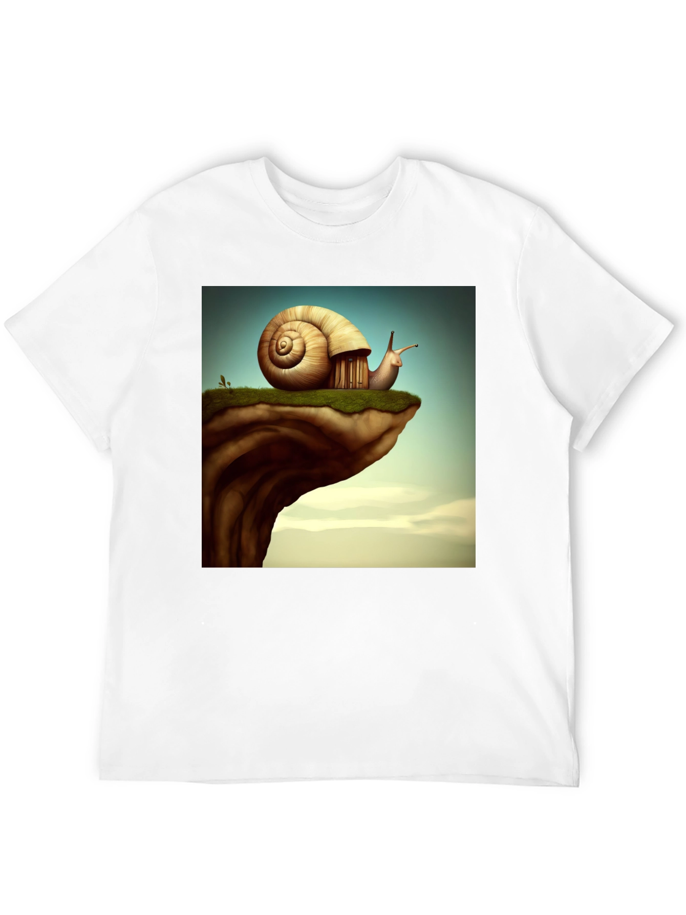 Black Snail House Cliff Edge T-Shirt view 12