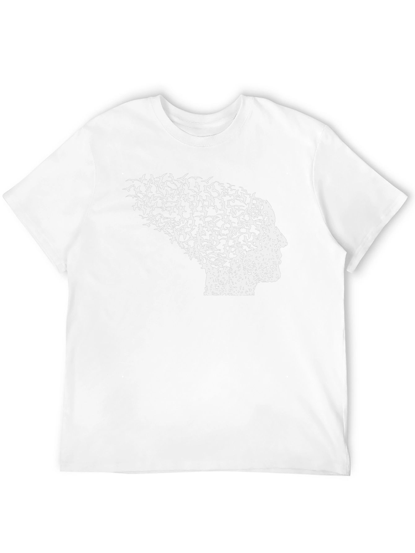 Black Bird Silhouette Graphic Tee - Black view 12