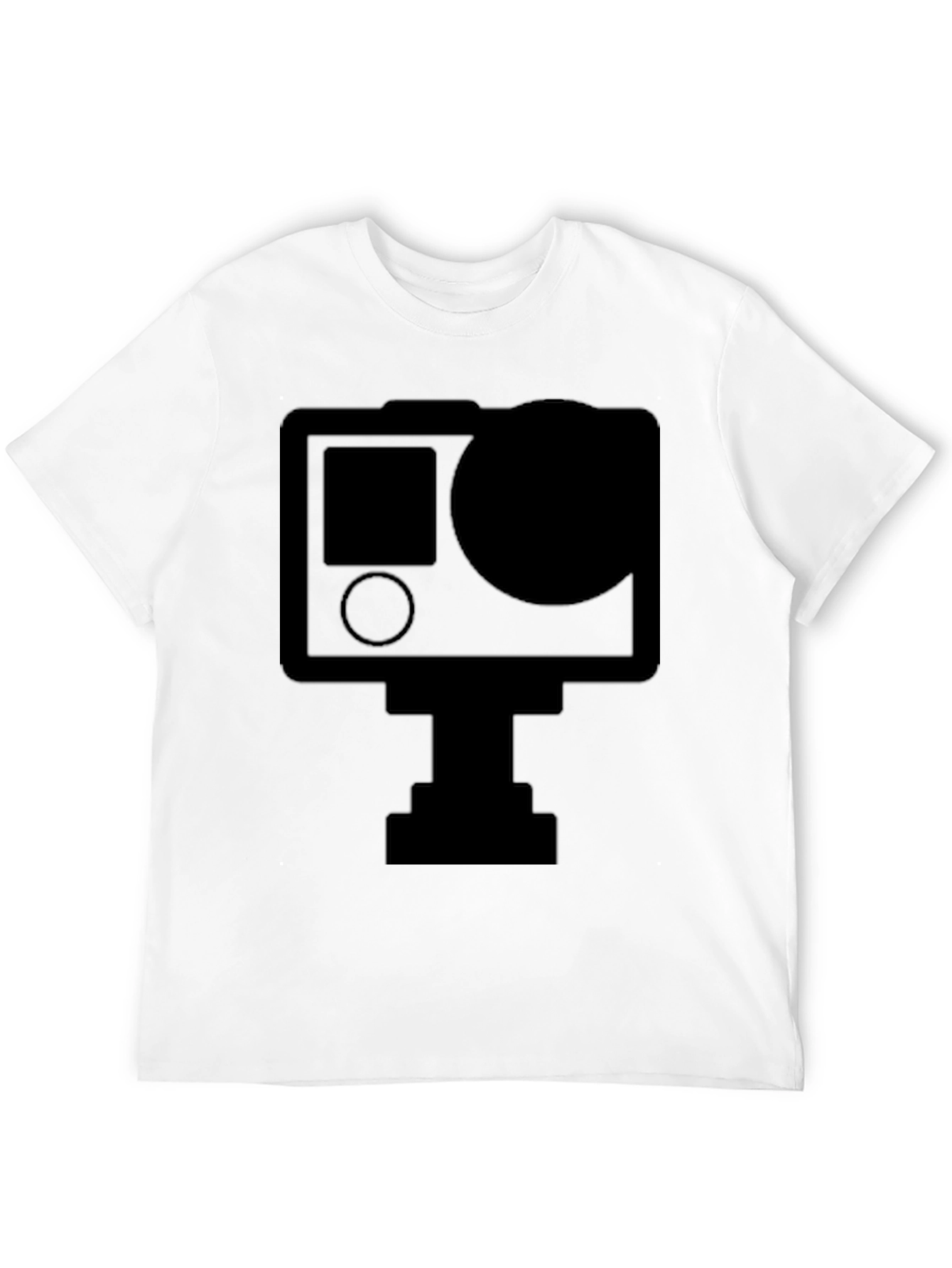Black Camera Graphic T-Shirt - Black view 12