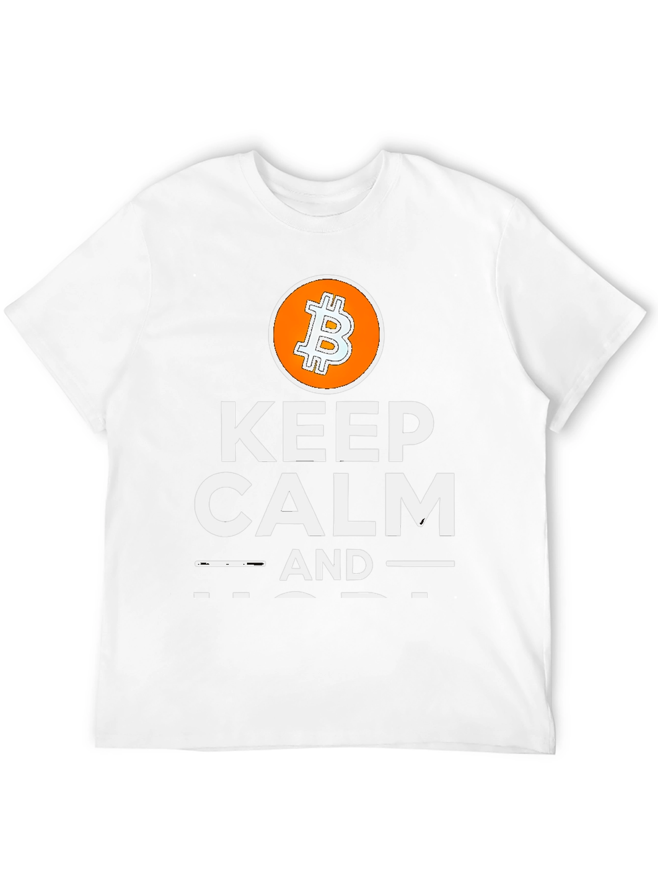 Black Keep Calm and Bitcoin T-Shirt view 12