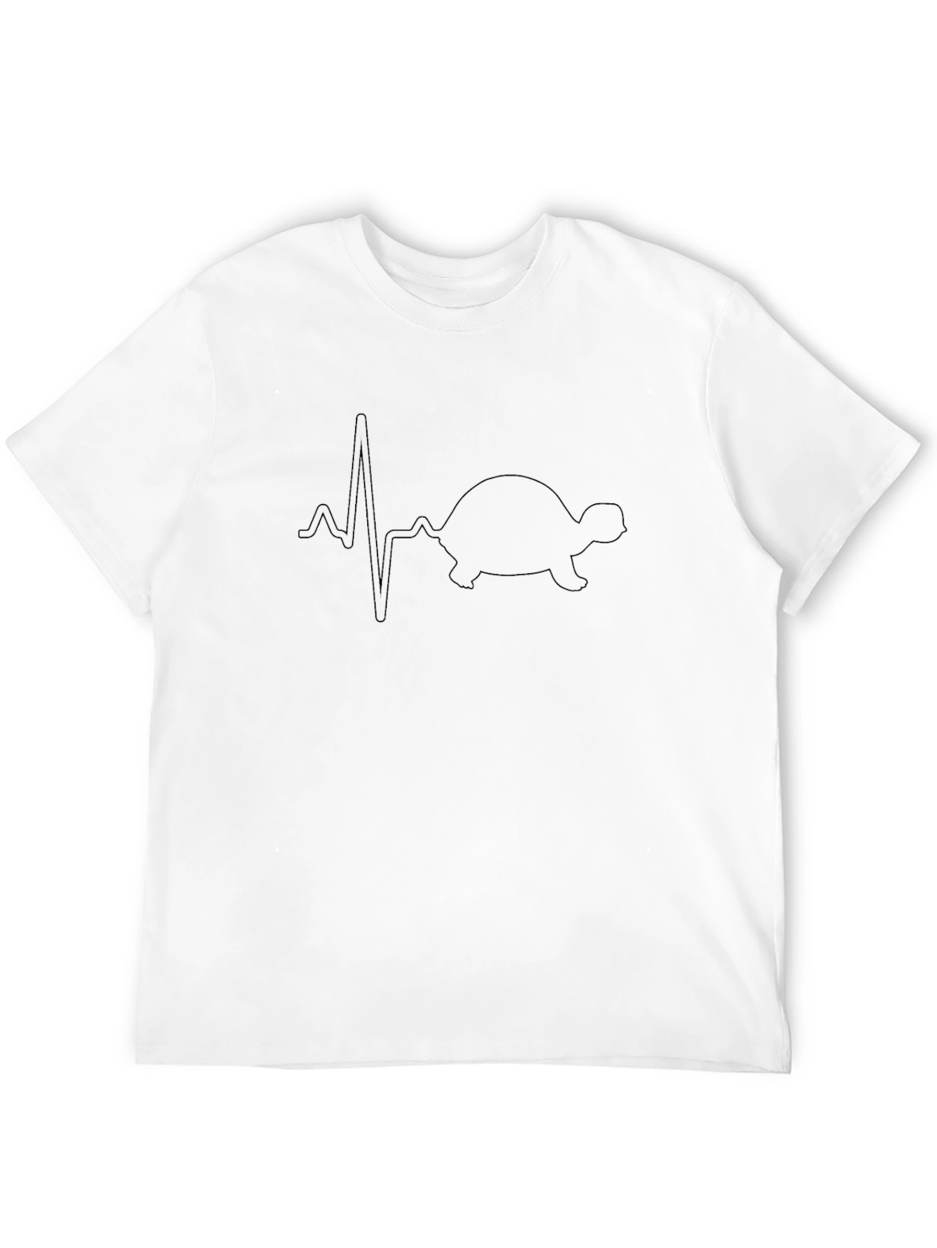 Black Turtle Heartbeat Graphic Tee view 12