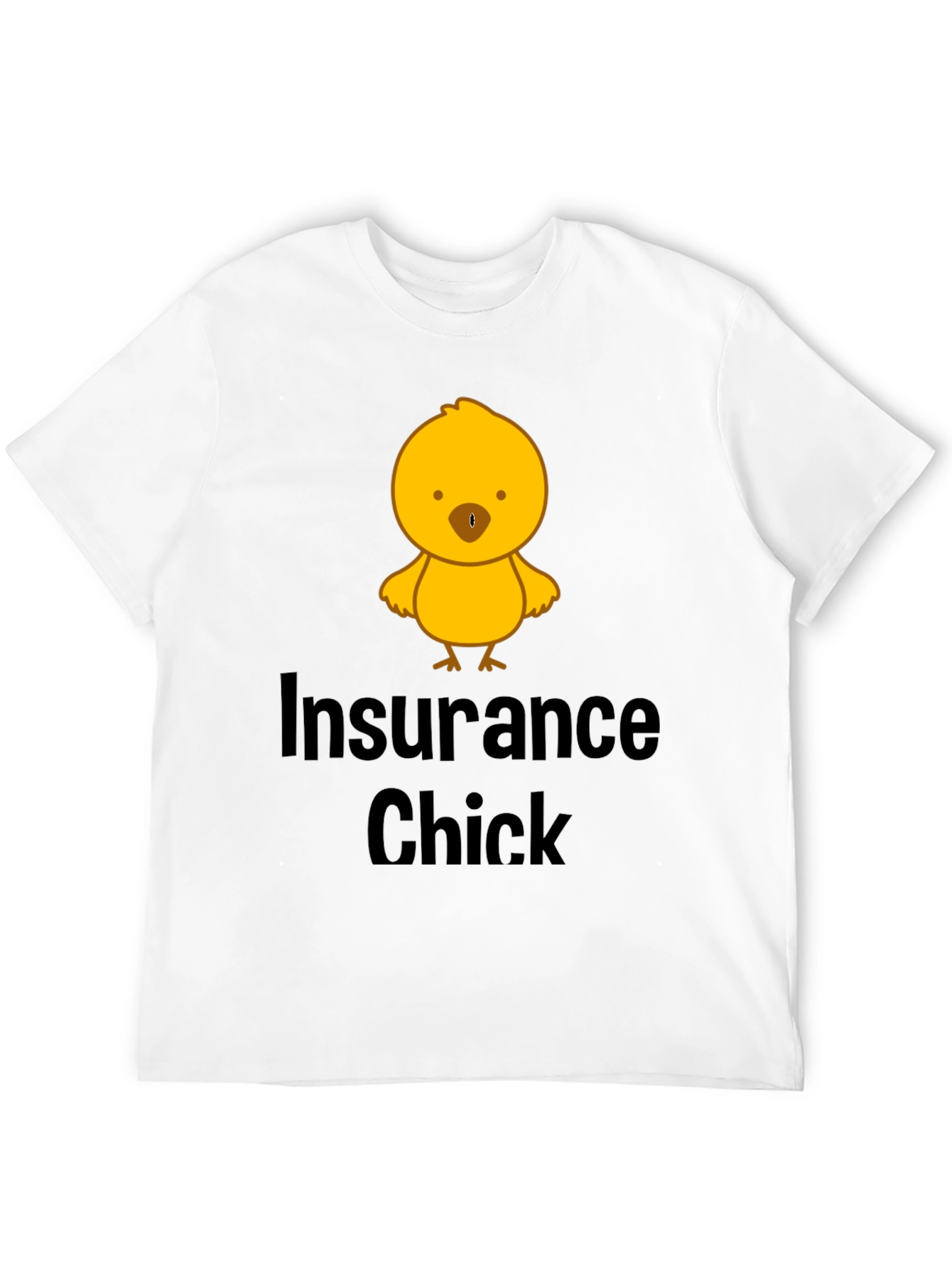 Black Insurance Chick T-Shirt - Funny & Unique Design view 12