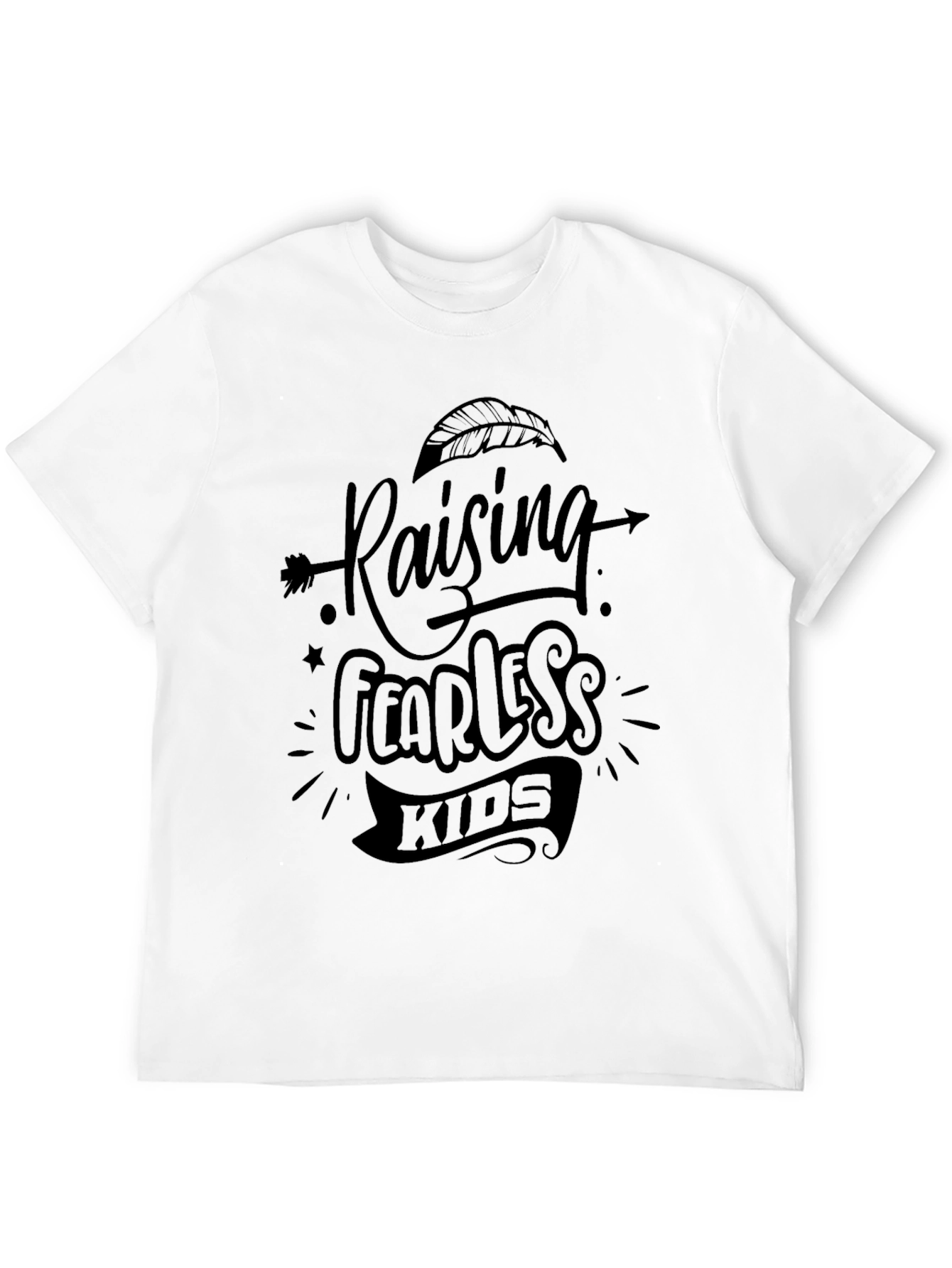 Raising Fearless Kids Graphic T-Shirt - 12