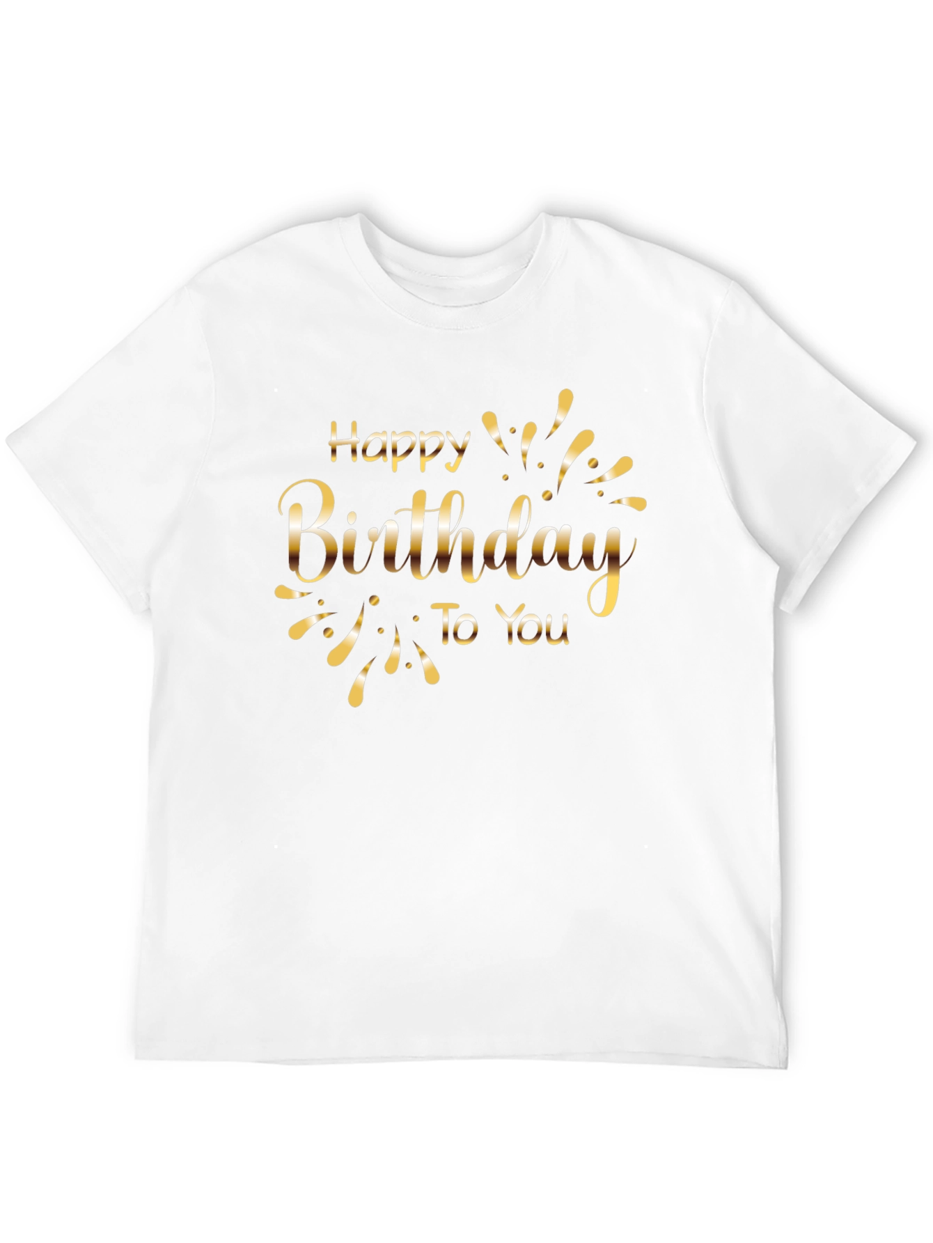 Black Happy Birthday T-Shirt - Stylish Celebration Wear view 12