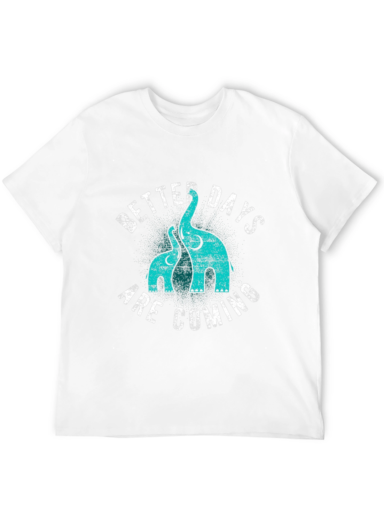 Black Elephant Graphic Tee - Better Days Are Coming T-Shirt view 12