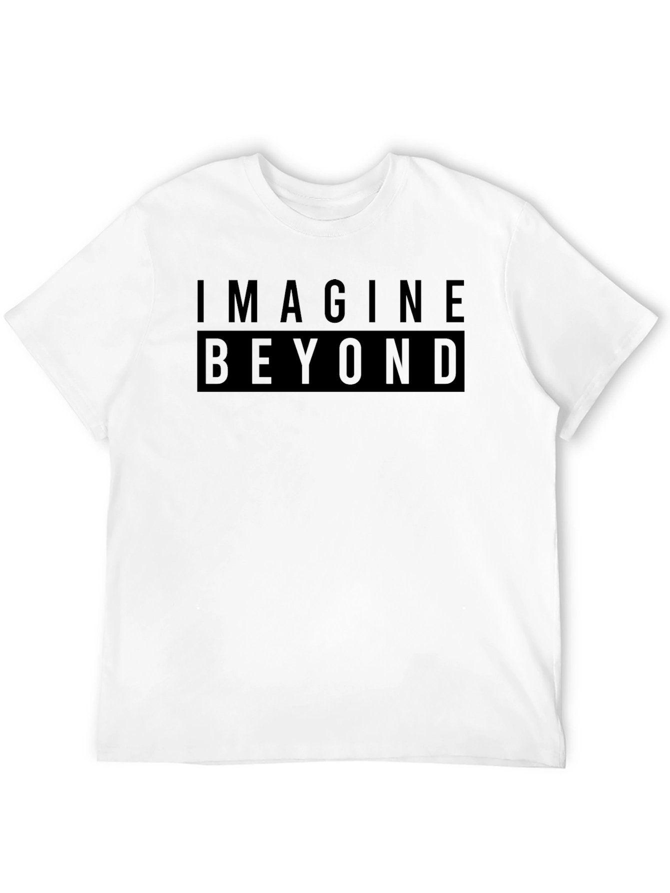 Black Imagine Beyond Black Graphic T-Shirt view 12