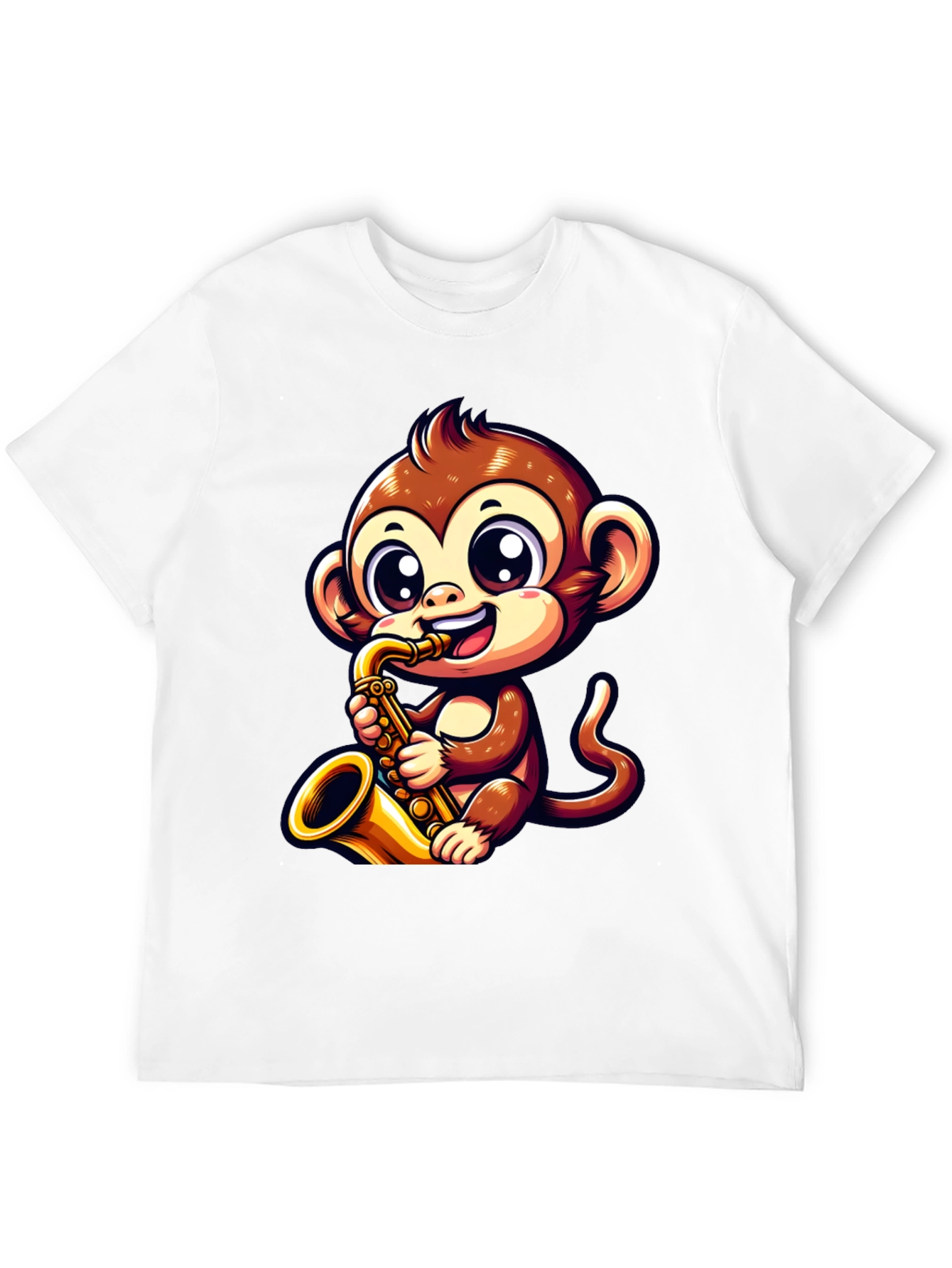 Black Monkey Saxophone T-Shirt view 12