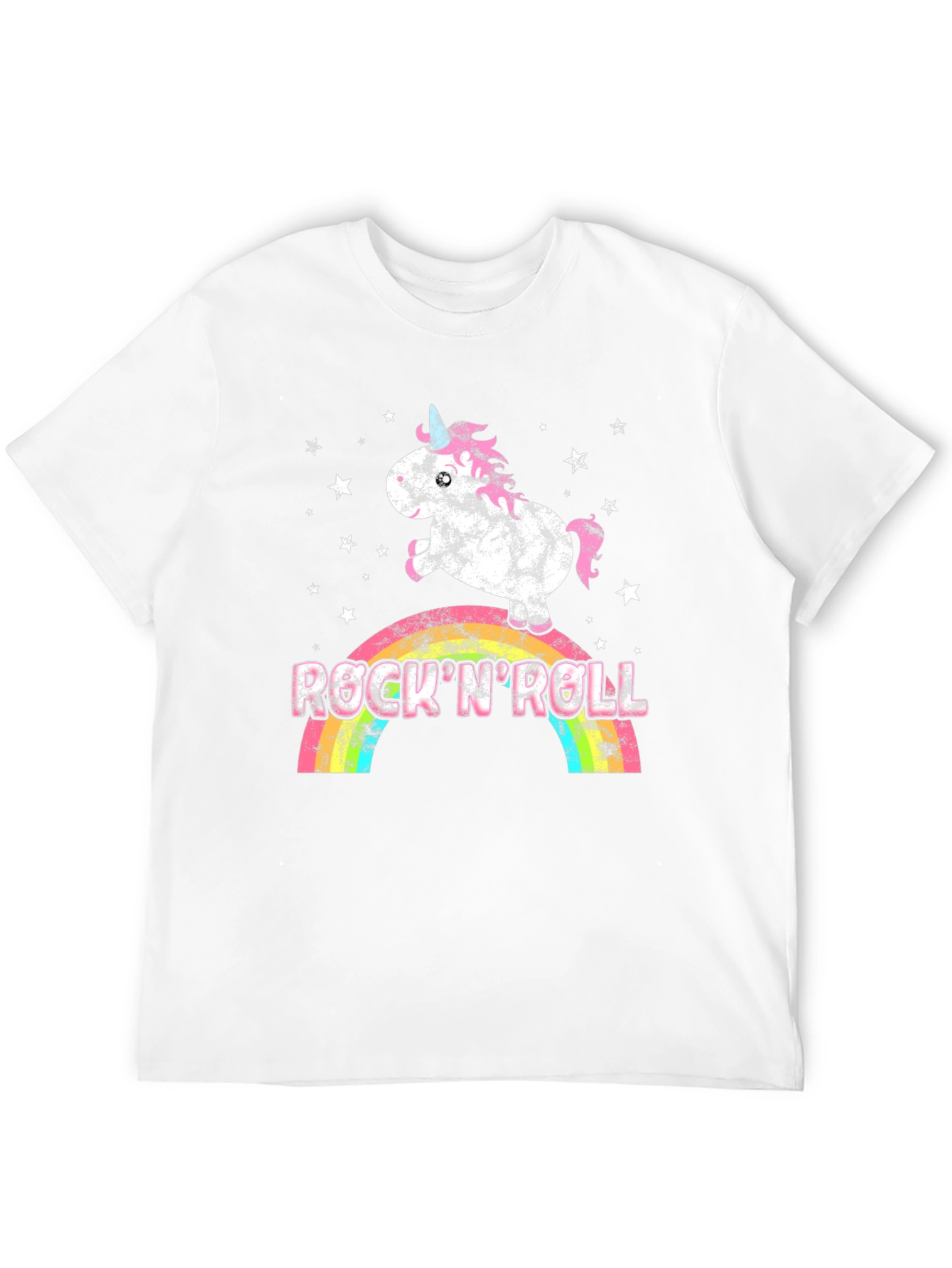 Black Rock 'N Roll Unicorn Graphic T-Shirt view 12