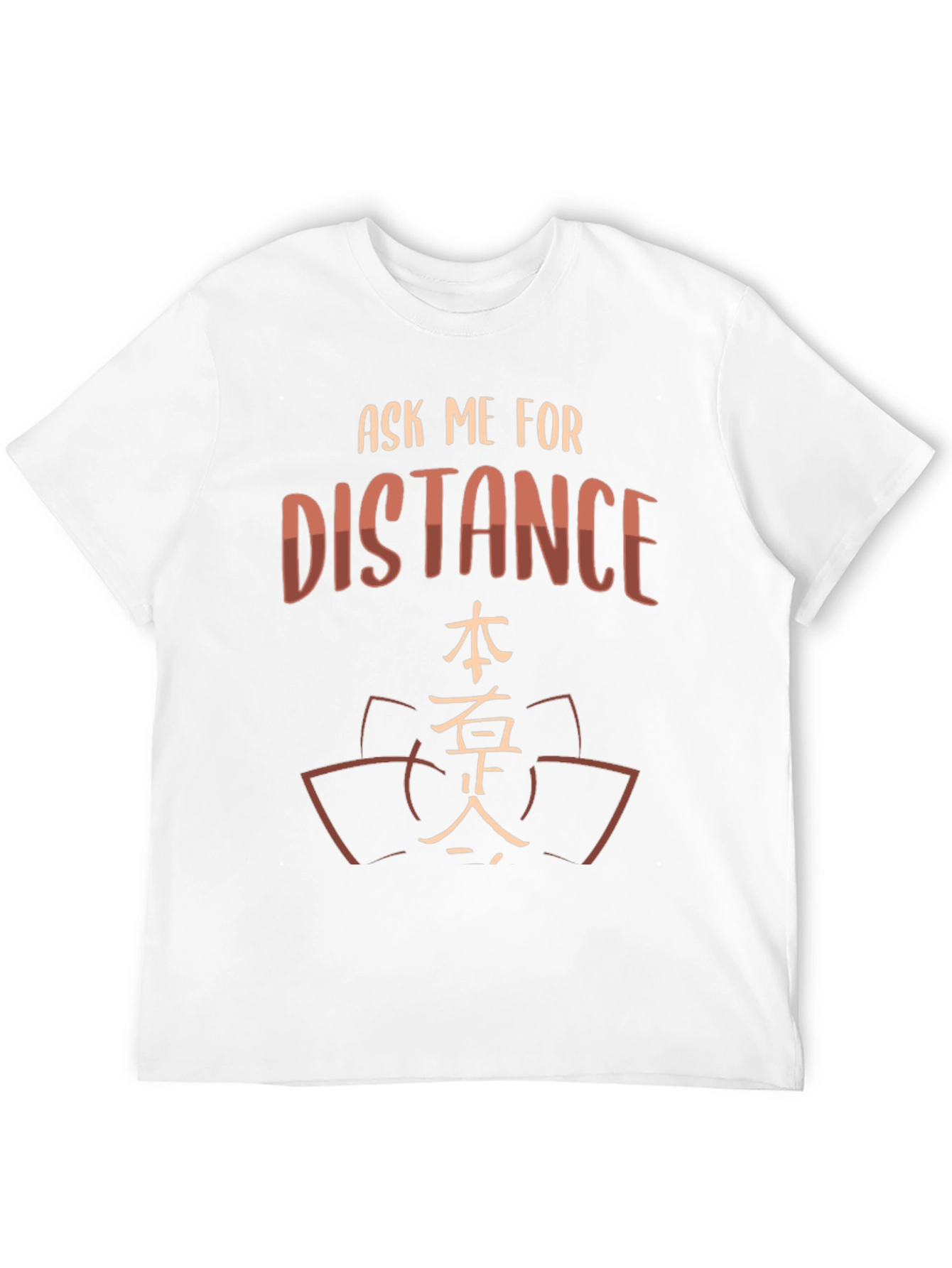 Black Ask Me For Distance T-Shirt - Stylish & Unique Design view 12