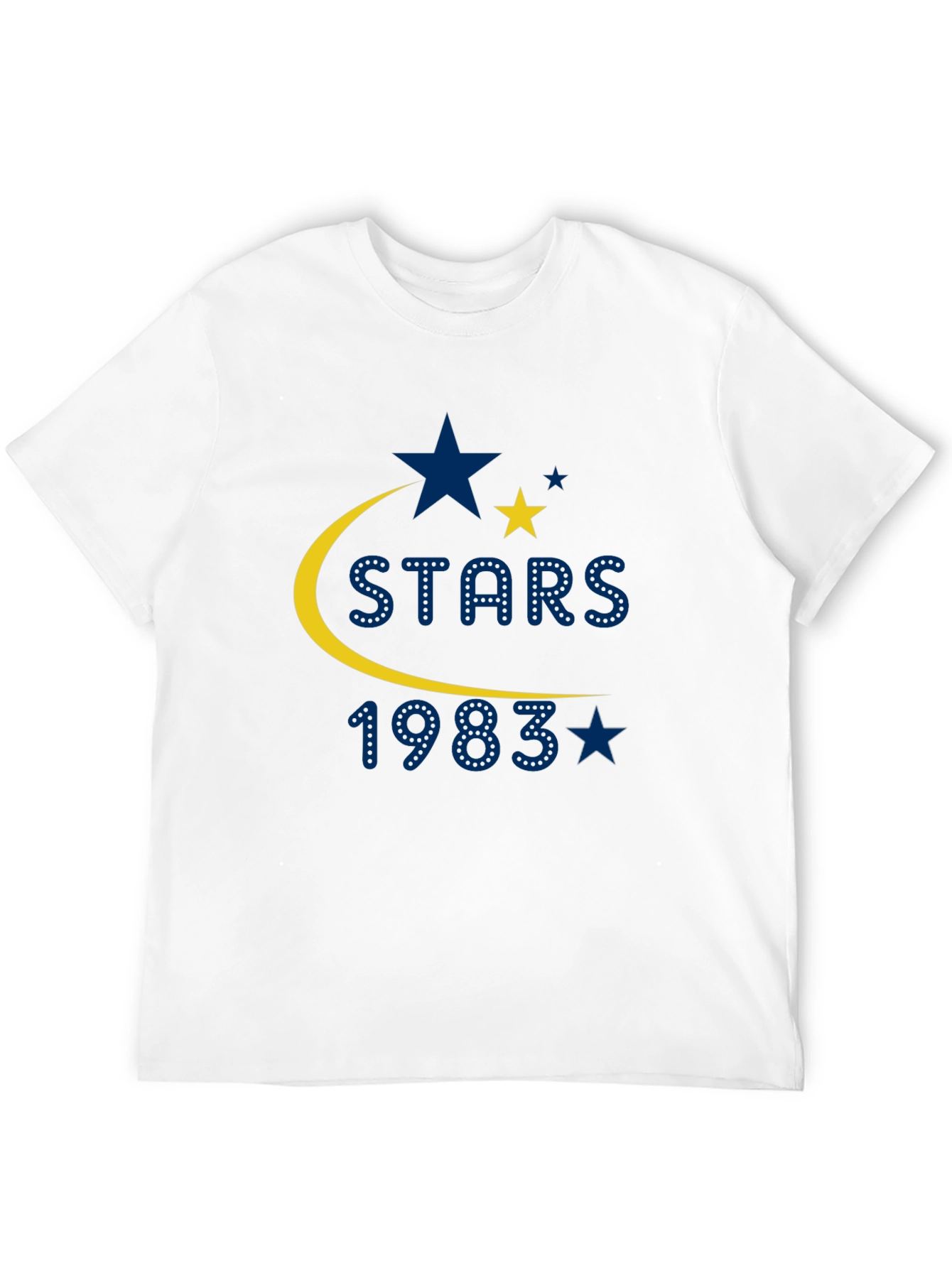 Black Stars 1983 Black T-Shirt view 12
