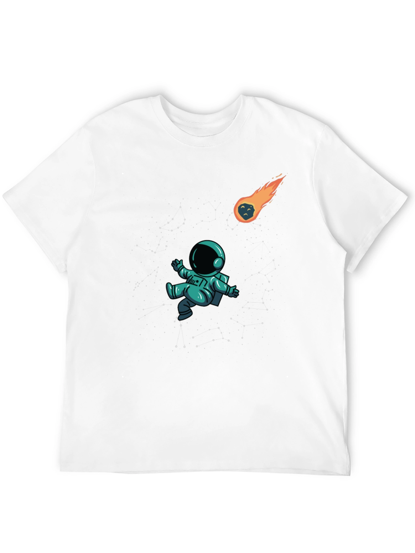 Black Astronaut in Space Black T-Shirt view 12