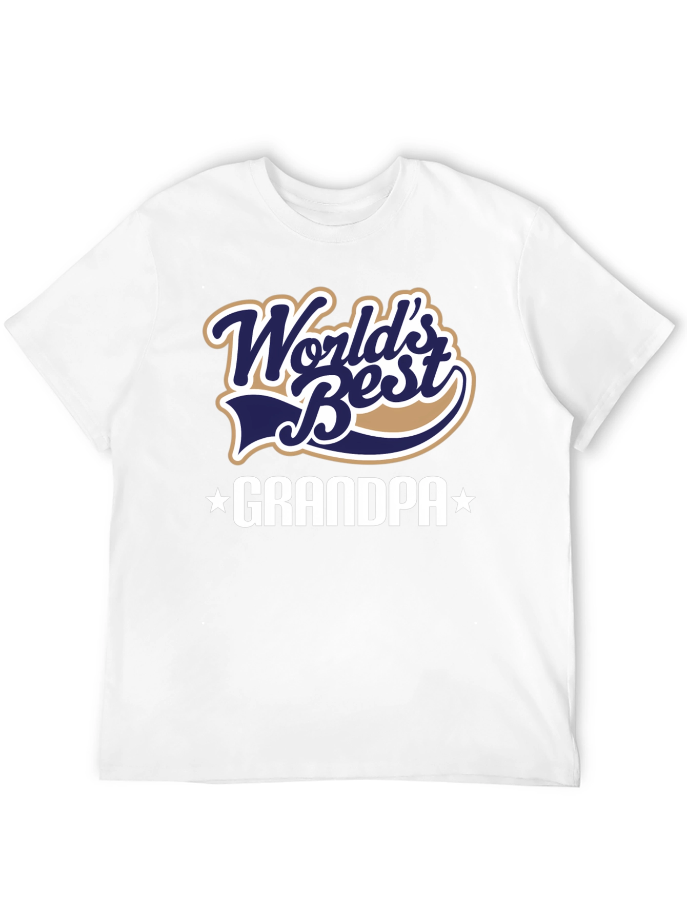 Black World's Best Grandpa T-Shirt - Black view 12