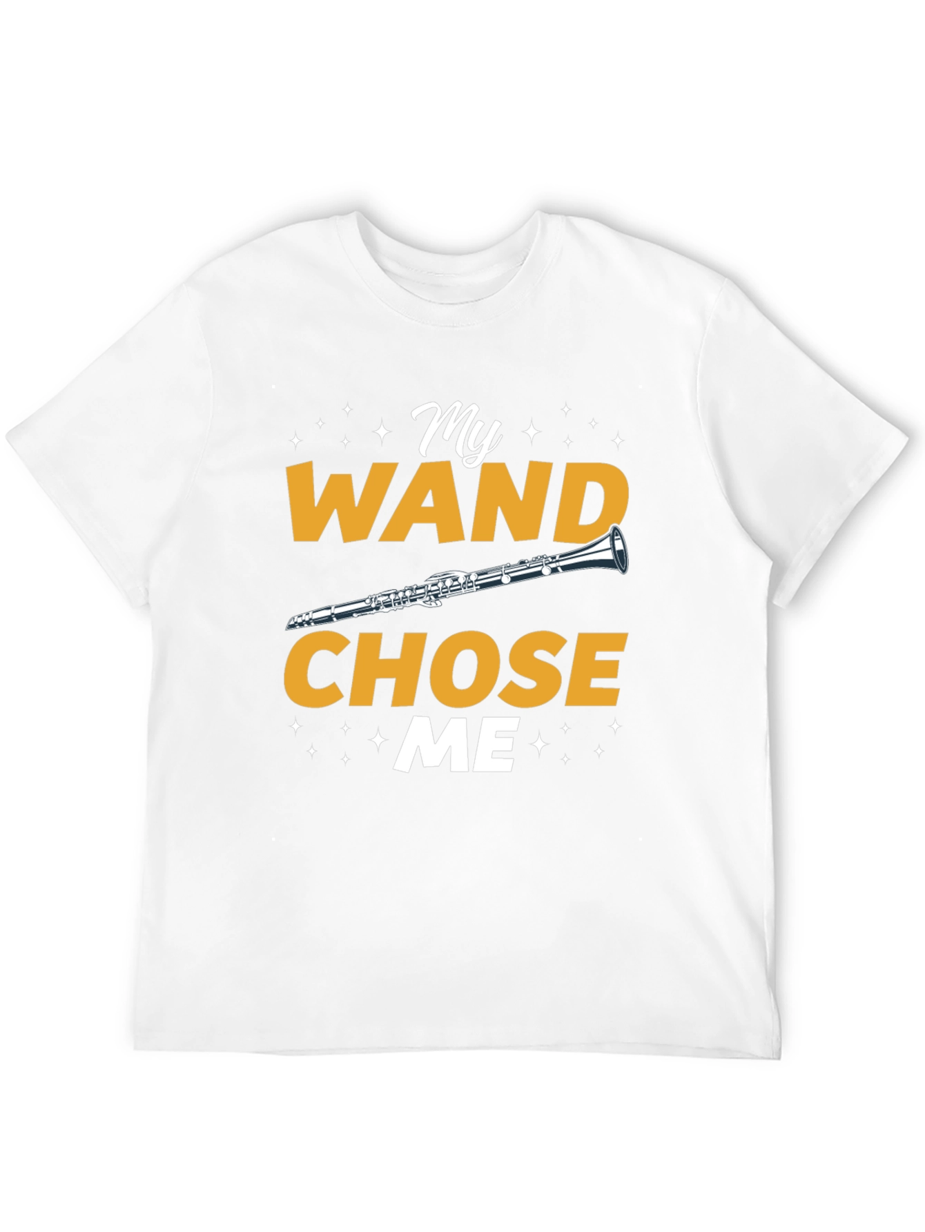 Black My Wand Chose Me Clarinet T-Shirt view 12
