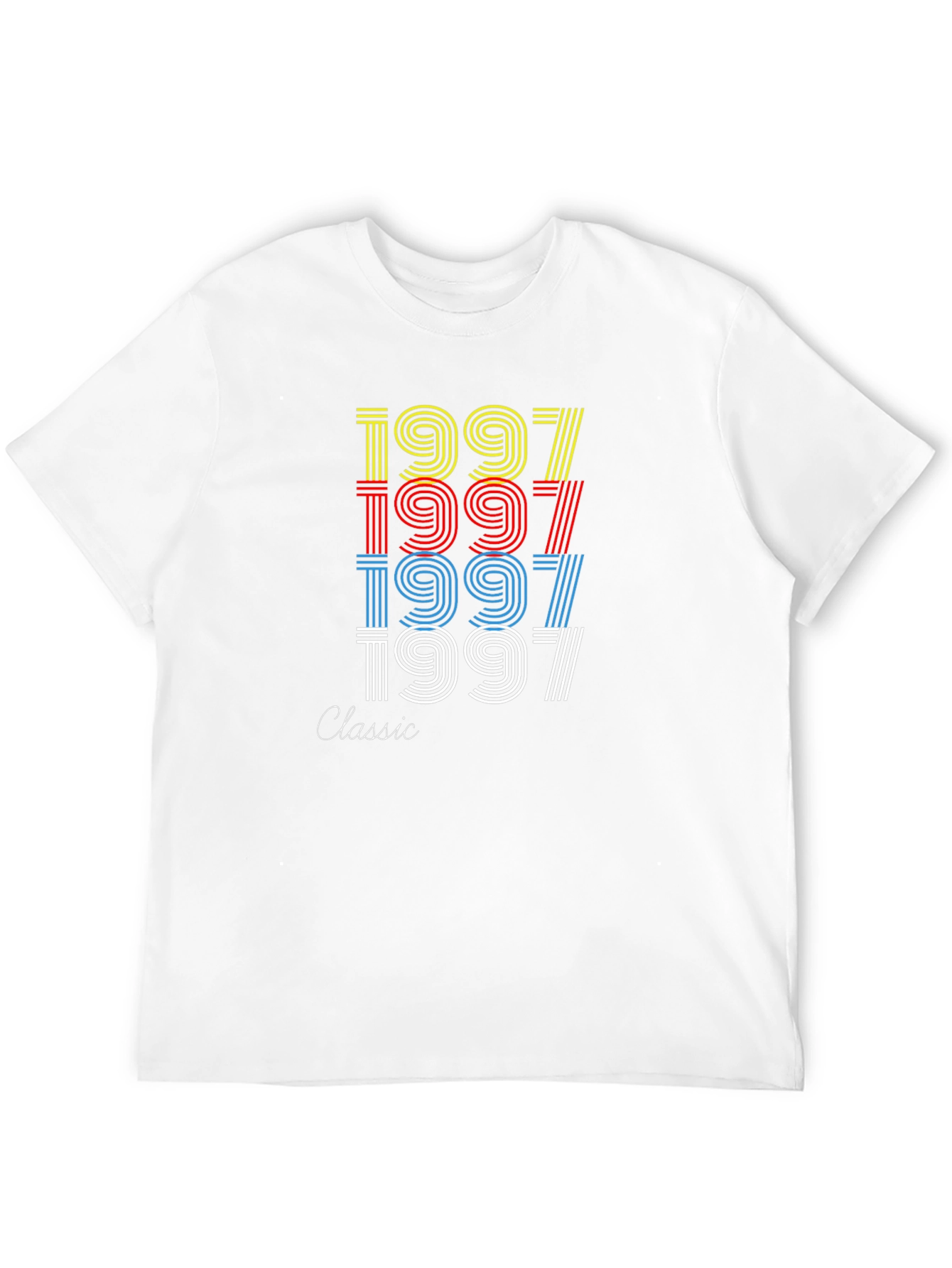 Black 1997 Vintage Style Graphic Tee - Classic Retro Design view 12