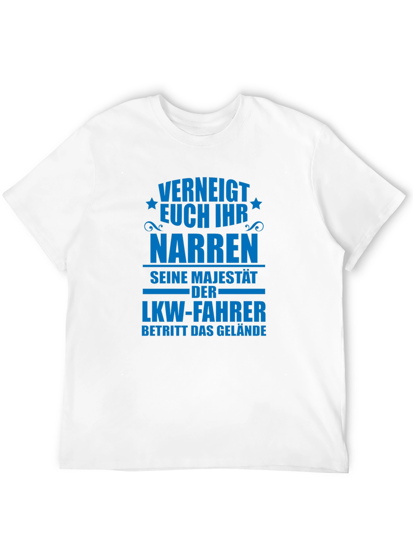 Black Trucker Driver T-Shirt - "Seine Majestät DER LKW-FAHRER" view 12