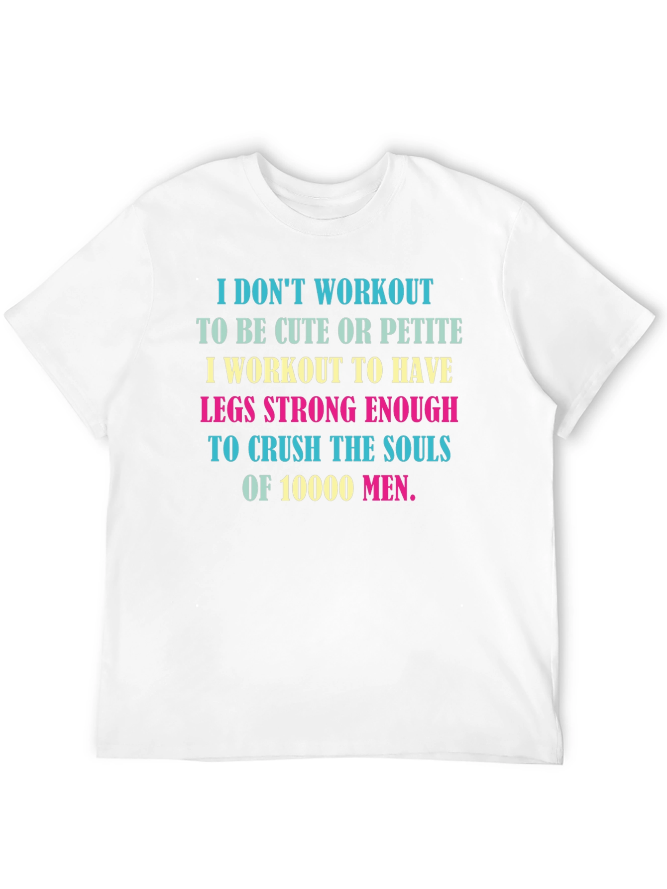 Black Workout Motivation T-Shirt - Crush 10000 Men view 12