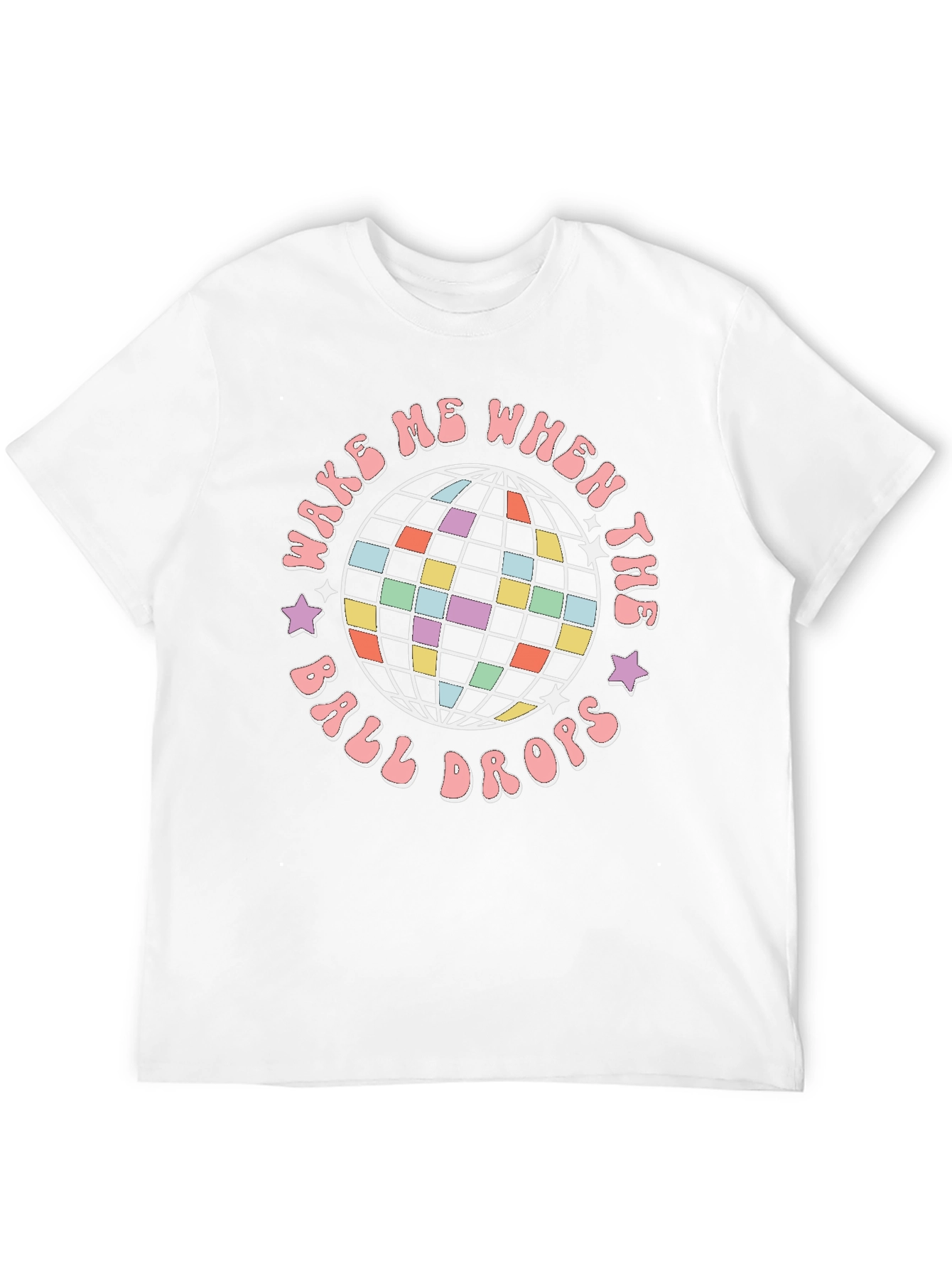 Black Disco Ball T-Shirt: Make Me When The Ball Drops view 12