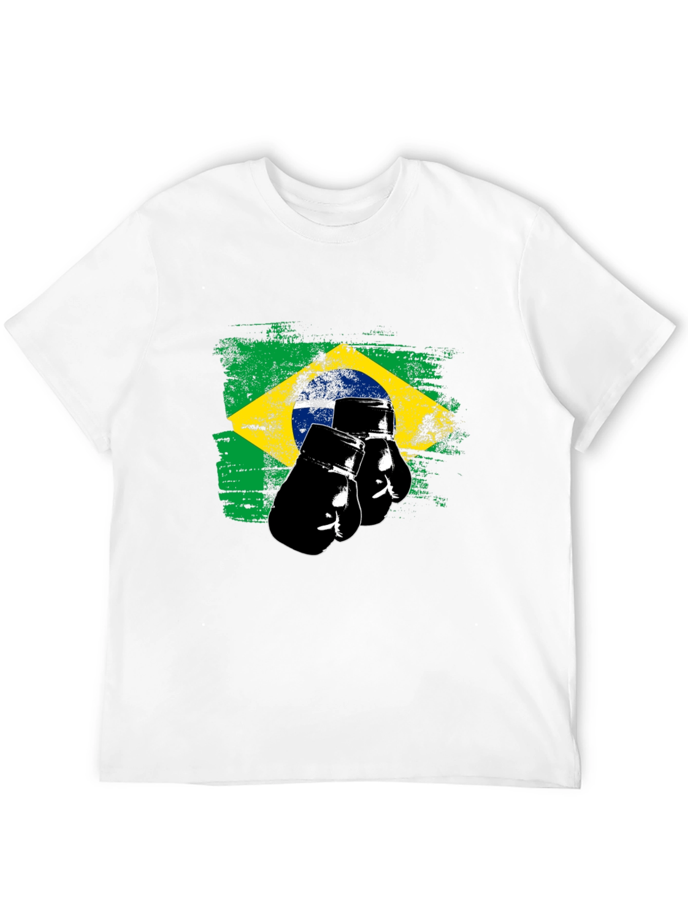 Black Brazil Boxing T-Shirt view 12