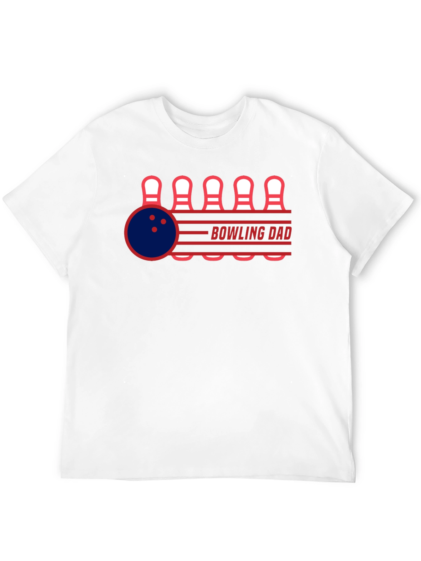 Black Bowling Dad Graphic Tee - Strike in Style! view 12