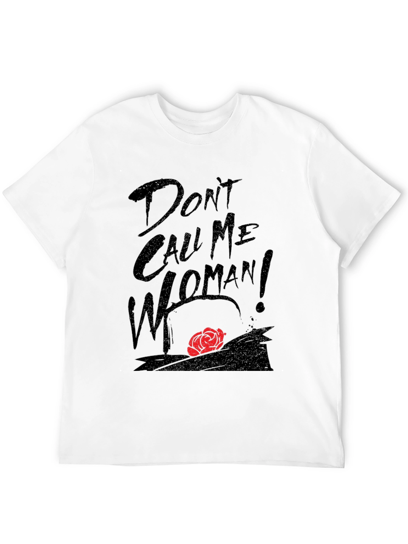 Black Don't Call Me Woman T-Shirt - Unique Graphic Tee view 12