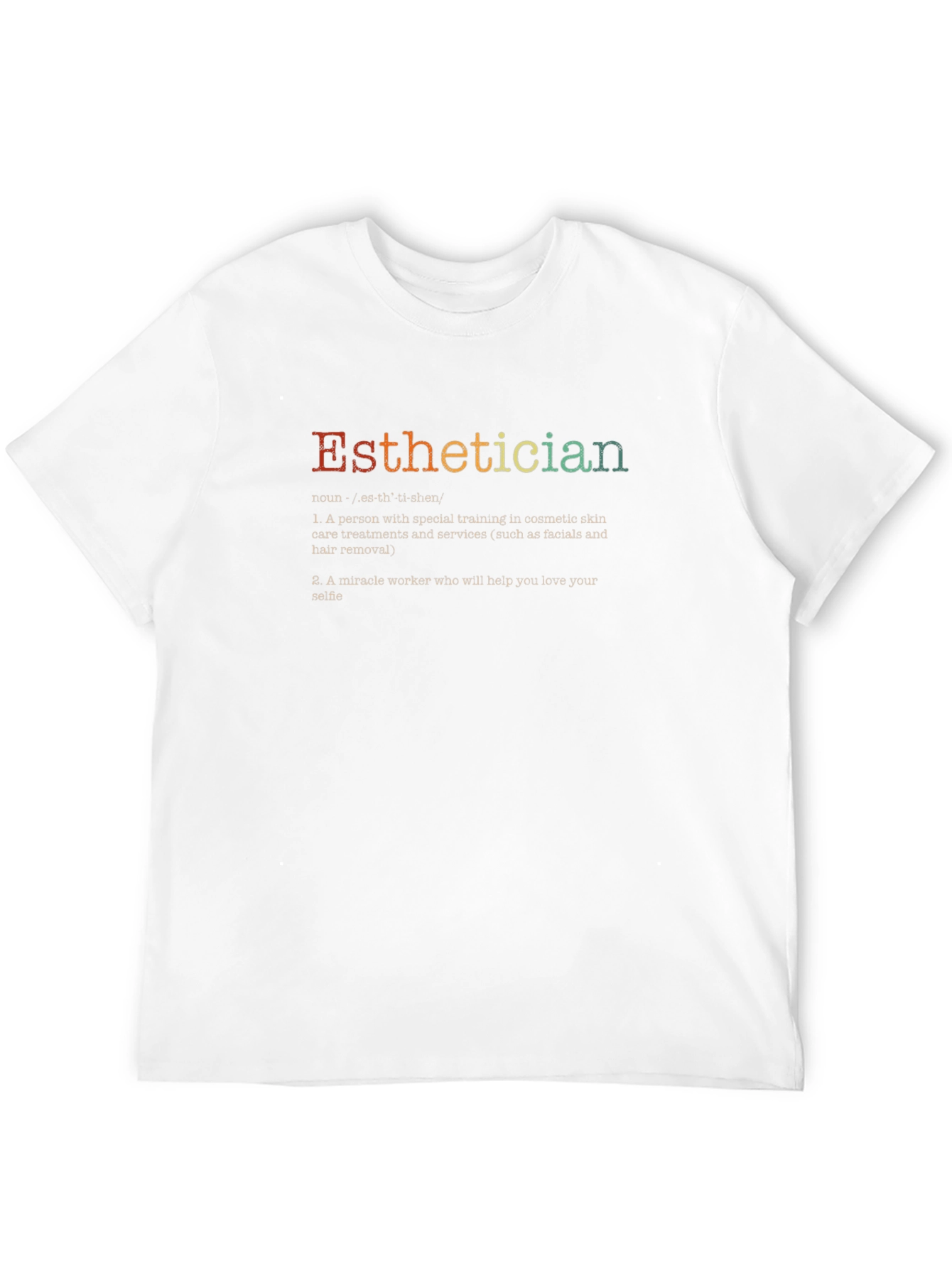 Esthetician Definition Graphic T-Shirt - 12