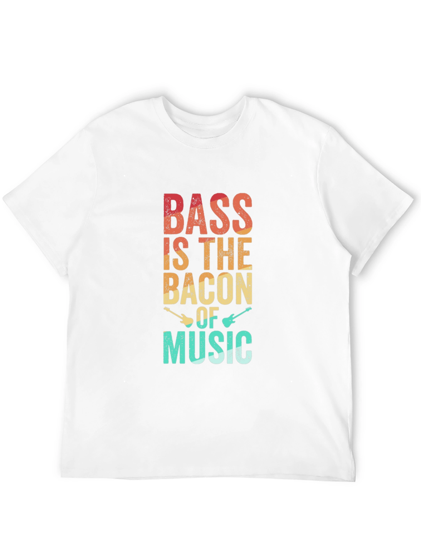 Black Bass is the Bacon of Music T-Shirt view 12