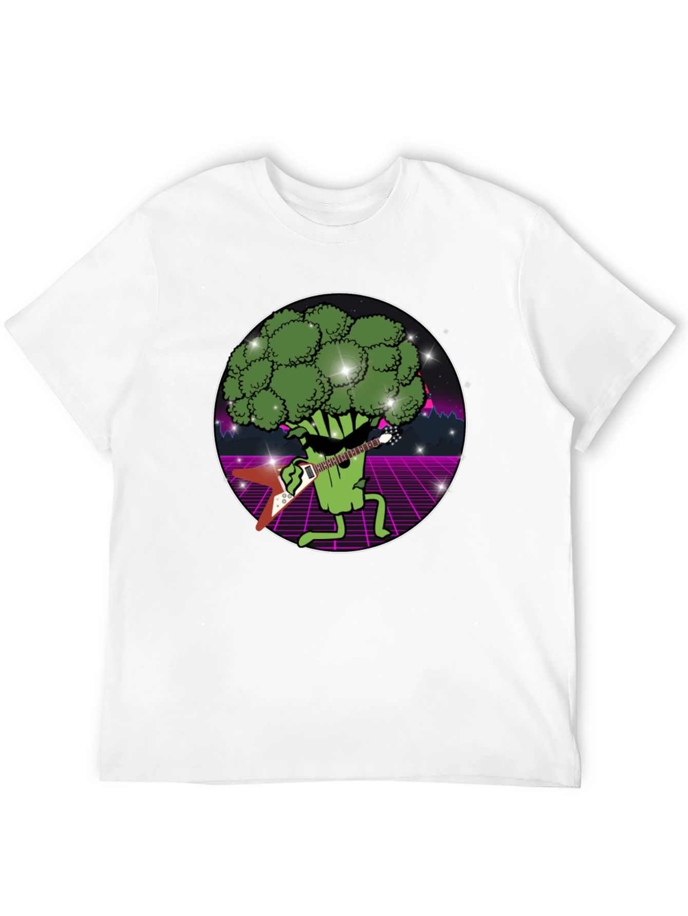 Black Broccoli Rocker T-Shirt view 12