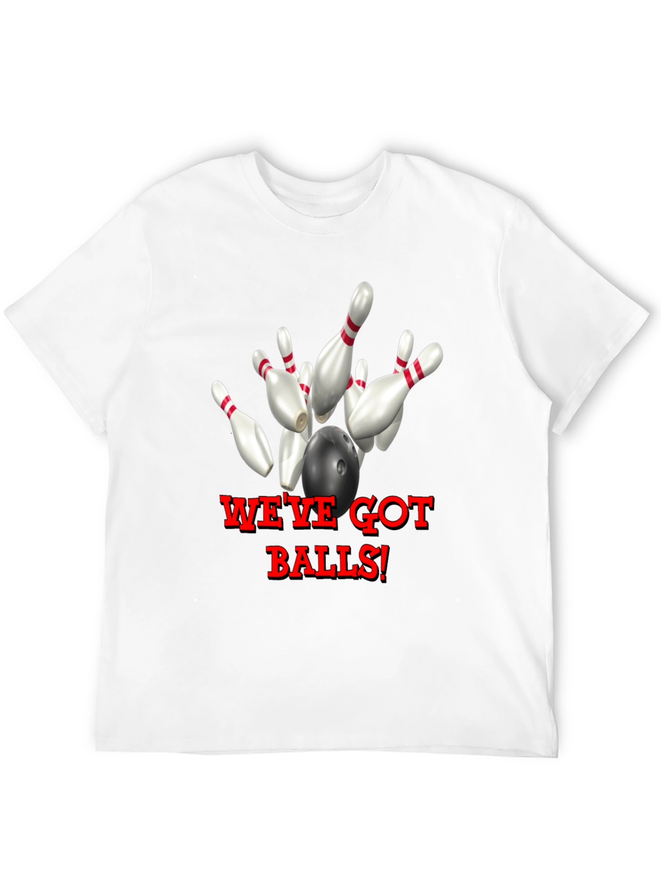Black Bowling T-Shirt - We've Got Balls! view 12