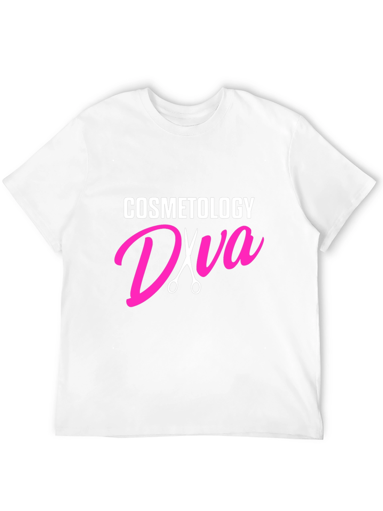 Black Cosmetology Diva T-Shirt - Black view 12