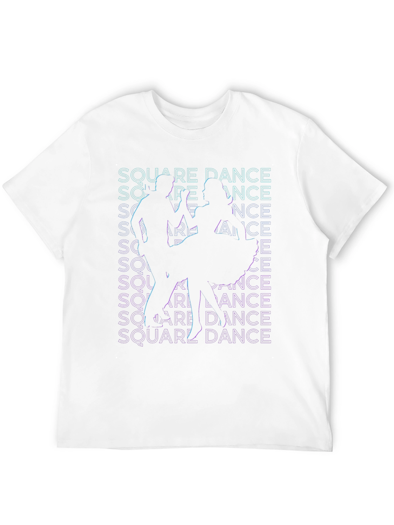 Black Square Dance Graphic Tee - Retro Style view 12