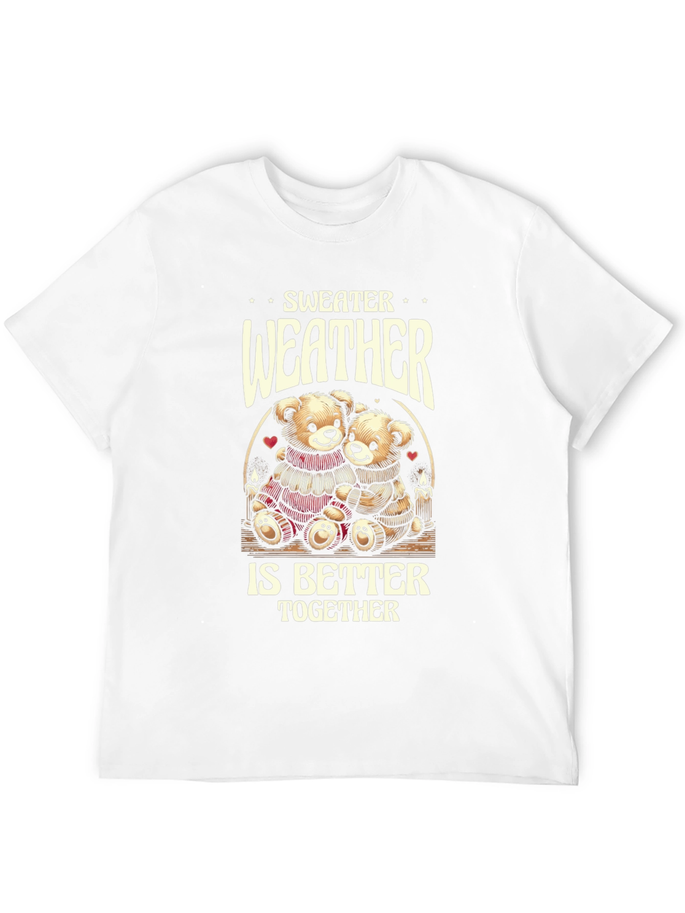 Black Sweater Weather Bears Graphic Tee view 12