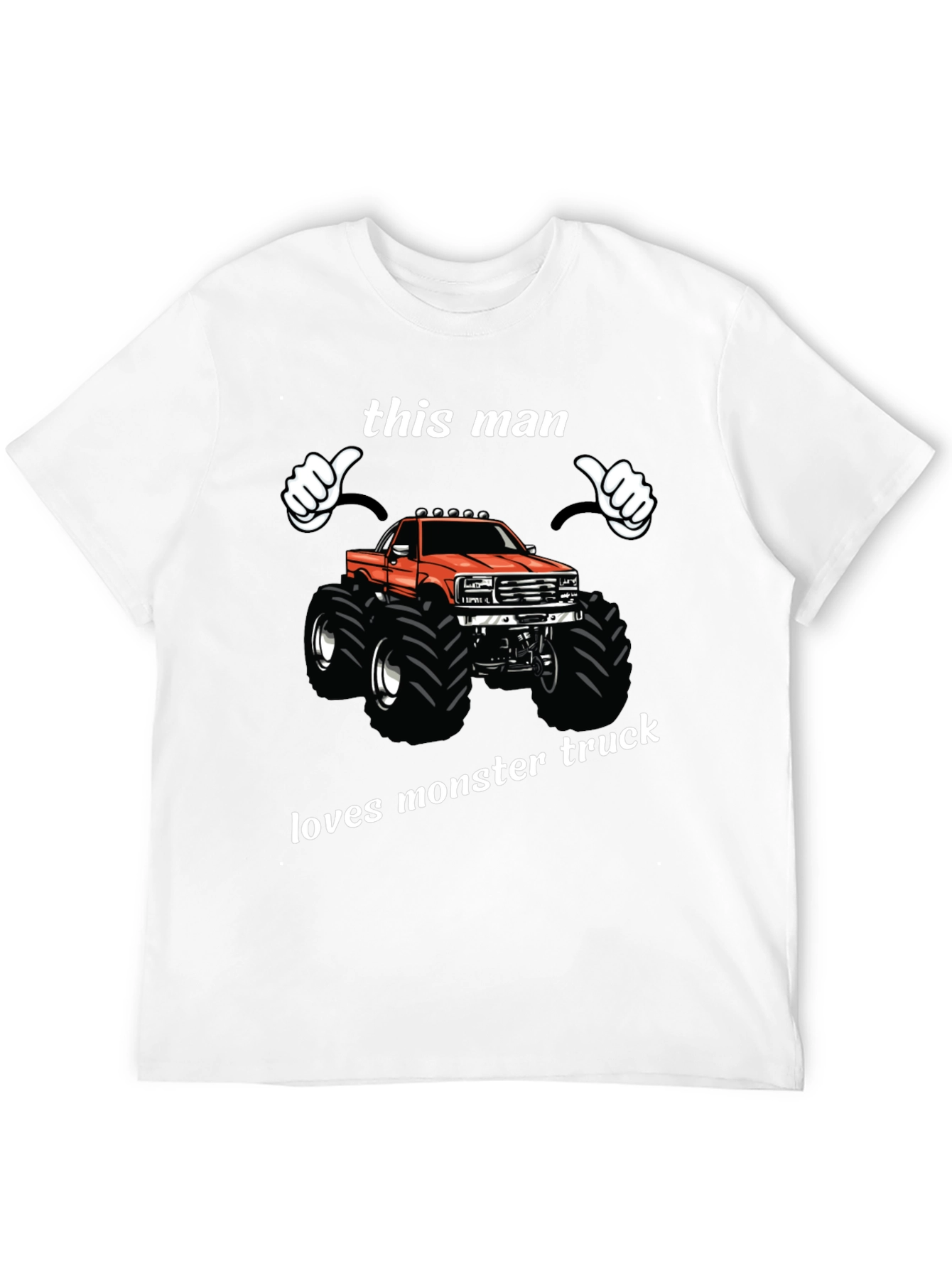 Black Monster Truck Lover T-Shirt view 12