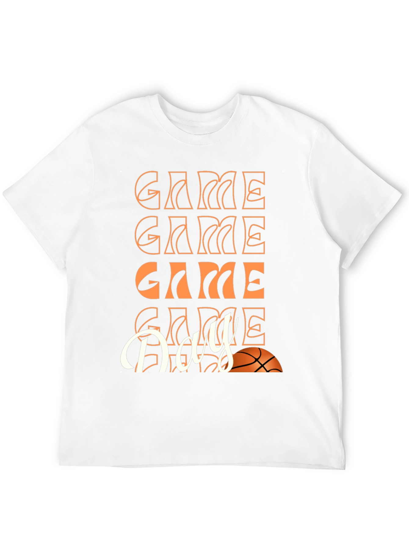 Black Game Day Basketball Graphic Tee - Unisex view 12