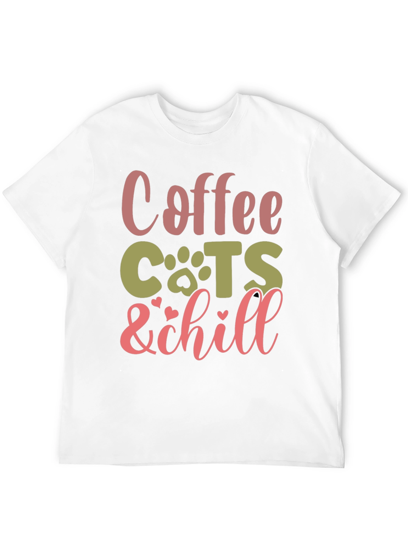 Black Coffee Cats & Chill Black Graphic Tee view 12
