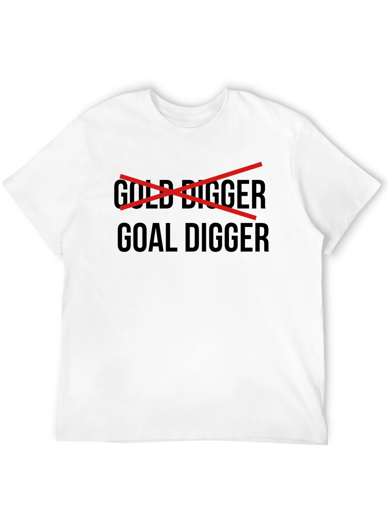 Black Goal Digger T-Shirt - Motivational Graphic Tee view 12