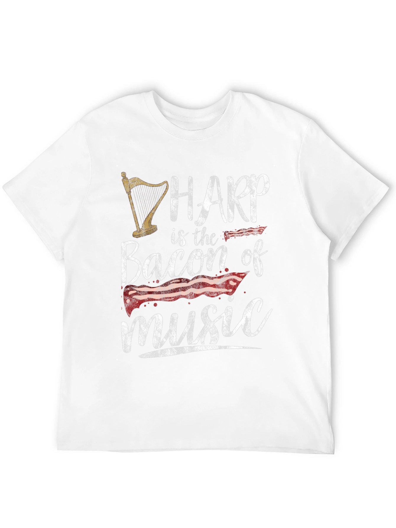Black Harp is the Bacon of Music Funny Graphic Tee view 12