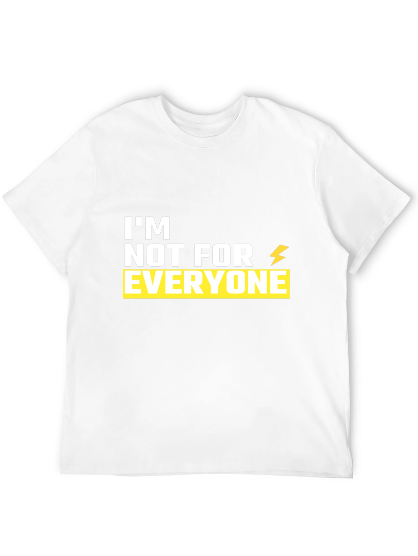 Black I'm Not For Everyone Graphic Tee view 12