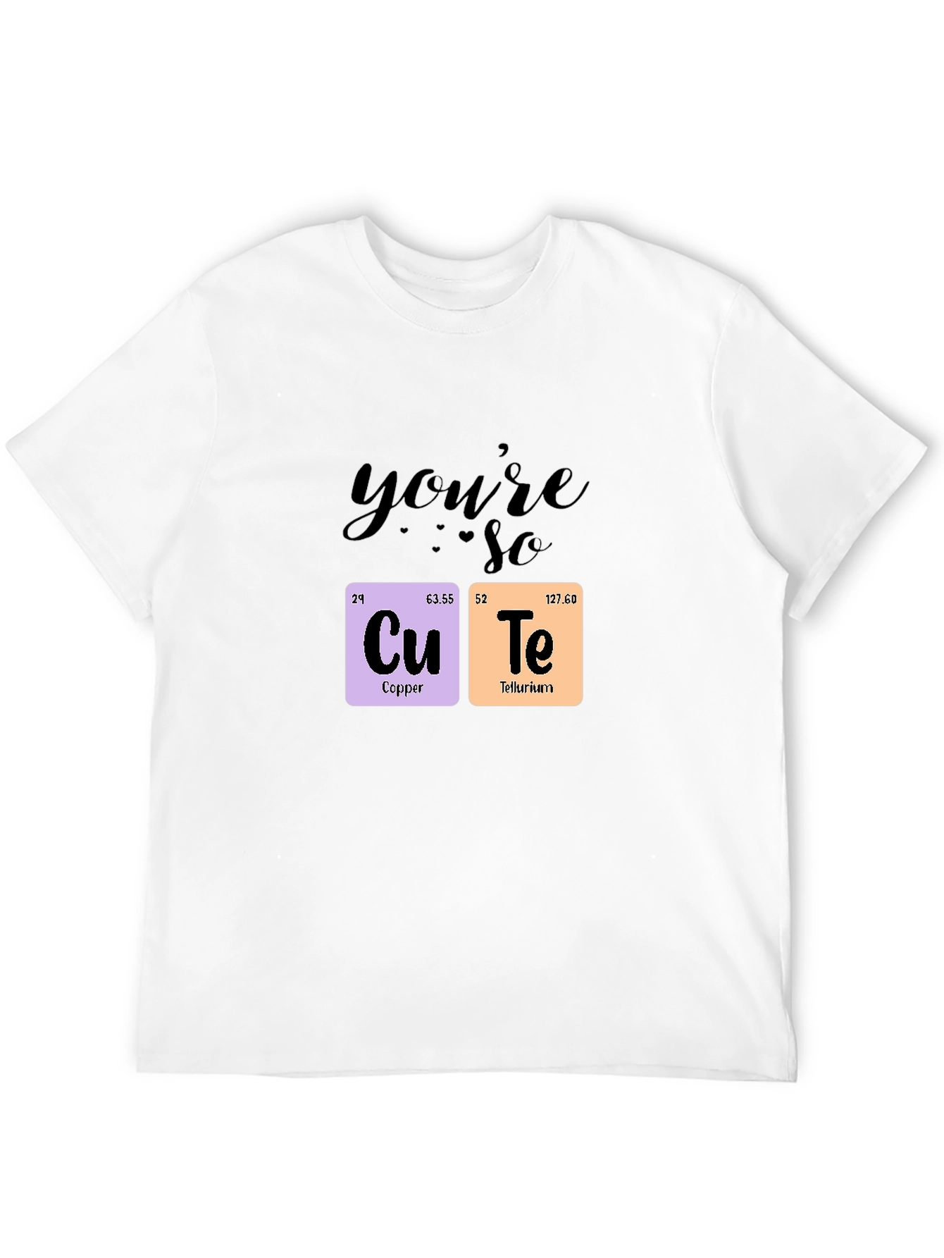 Black You're So Cute Chemistry T-Shirt view 12