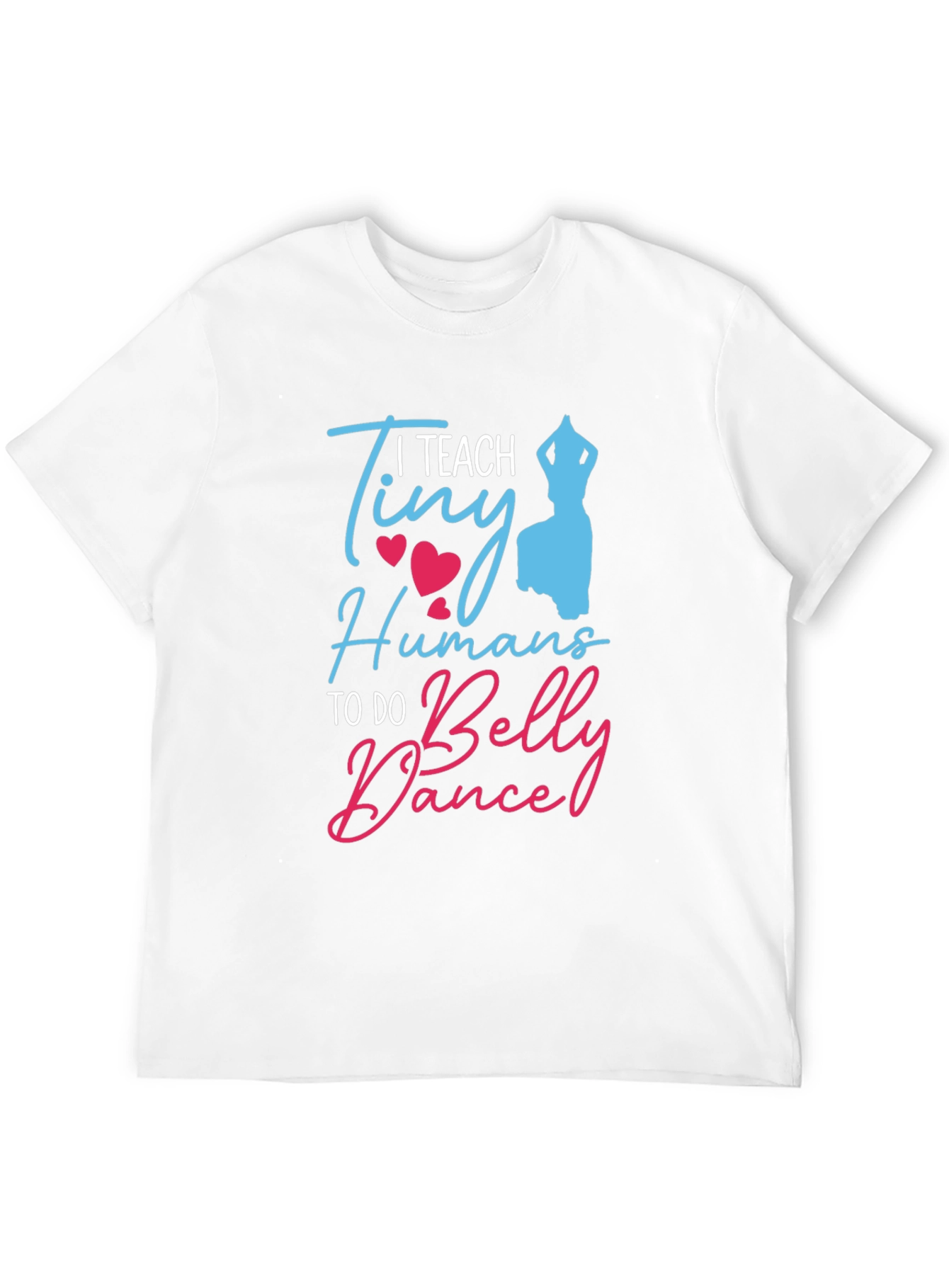 Black I Teach Tiny Humans Belly Dance T-Shirt view 12