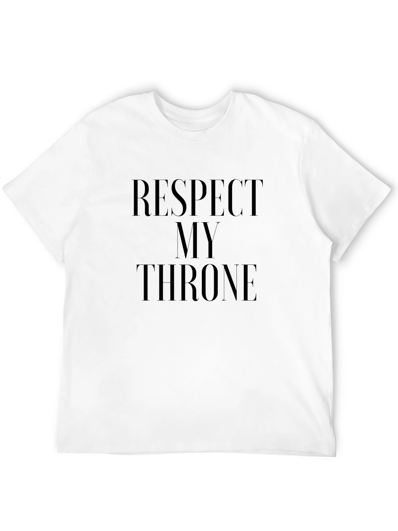 Black Respect My Throne Black T-Shirt view 12