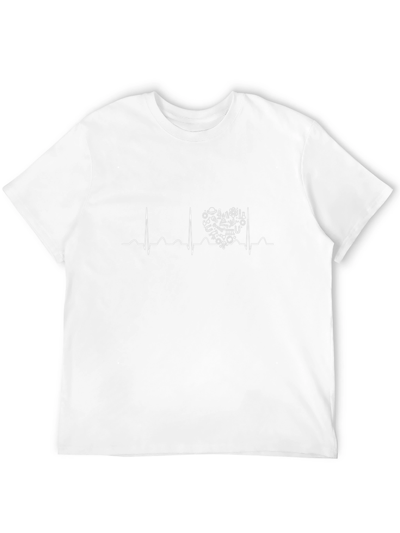 Black Science Heartbeat Black T-Shirt view 12