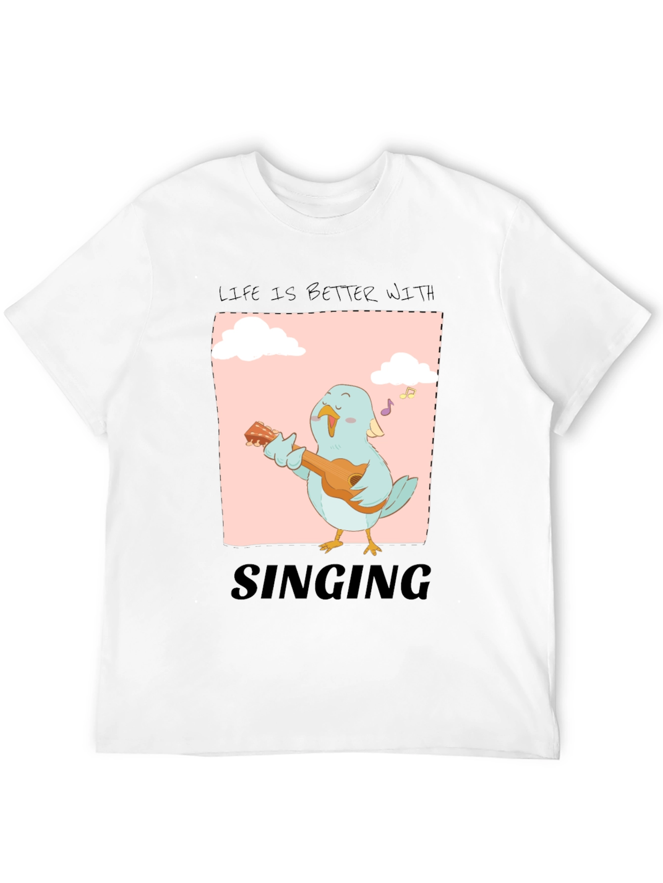 Black Life is Better with Singing Bird Graphic Tee view 12